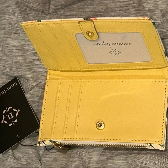 NANETTE LEPORE Juicy Fruits Slim Bifold Wallet With Snap Button Closure. - Picture 4 of 13
